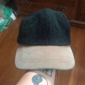 Bass wool leather snap back